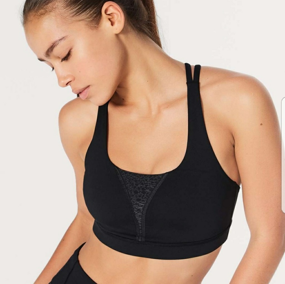 Like NEW Lululemon Energy Pleat It Bra size 10